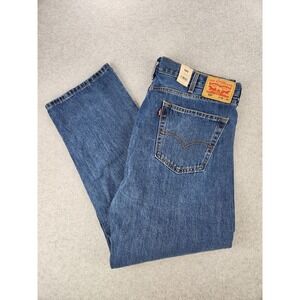 Levi's‎ 505 Regular Fit Straight Leg Jean Men's 40x30 Denim Blue RT$69.50 NWT
